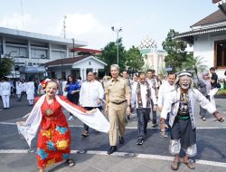 KPU Kota Bogor Gelar Kirab Pemilu Damai 2024, Ajak Jaga Kondusifitas