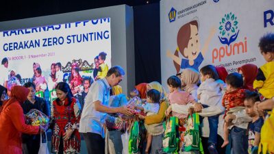 Menteri Bintang Puspayoga Launching Gerakan Zero Stunting Indonesia 2030 di Kota Bogor