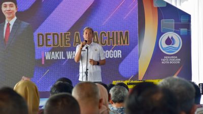 Dedie Rachim Lakukan Peletakan Batu Pertama Training Center Perumda Tirta Pakuan