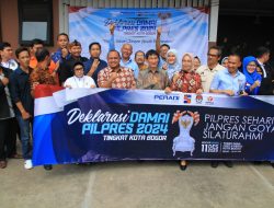 Peradi Kota Bogor Gandeng Wartawan Deklarasi Damai Pilpres 2024