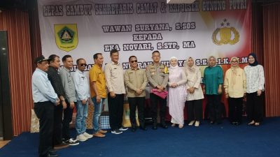 Lepas Sambut Sekcam dan Kapolsek Gunung Putri, Udin Saputra: Semoga Semakin Sukses