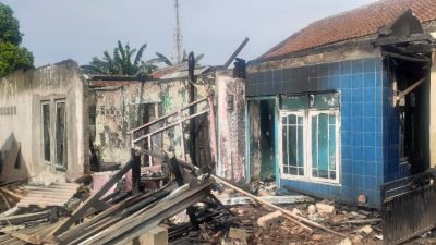 Akibat Arus Pendek, Rumah Ketua RW di Desa Tegal Kemang Hangus Terbakar