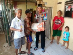 Kapolsek Ciampea Bersama Forkompicam dan Warga Bantu Warga Terdampak Gempa Bumi