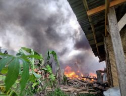 Gegara Bakar Sampah, Lapak Milik Pahru di Babakan Madang Ludes Dilalap Si Jago Merah