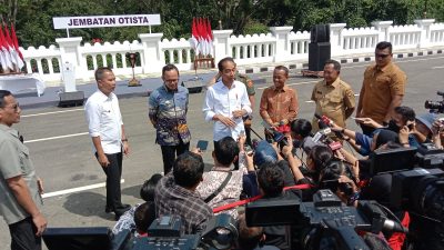 Jokowi Resmikan Jembatan Otista Kota Bogor