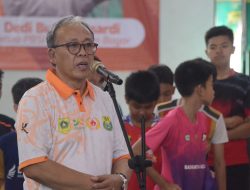 Debus Ketua PBSI Kabupaten Bogor Dukung Pembangunan Gymnasium di Pakansari