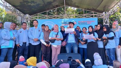 Ratusan Pedagang Pasar Cigombong Deklarasi Dukung Prabowo-Gibran Pilpres 2024