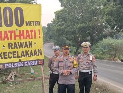 Memasuki Libur Nataru, Polsek Cariu Imbau Pengendara Gunakan Kendaraan laik Jalan