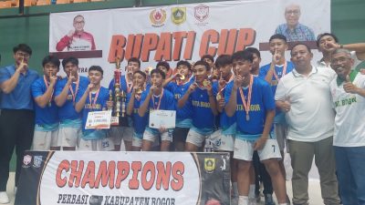 Tim Basket Kota Bogor Kampiun Bupati Cup 2023 Usai Tumbangkan Kabupaten Bogor