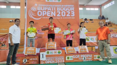 Turnamen Bulutangkis Bupati Bogor Open 2023 Harusnya Berlangsung di GOR Laga Tangkas
