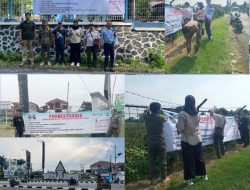 Panwascam Kemang Pasang Imbauan Ditempat Terlarang Pemasangan APK