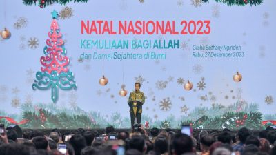 Jokowi Ajak Umat Kristiani Jaga Persatuan Jelang Pemilu 2024 dan Jaga Toleransi