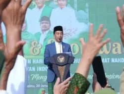 Di Depan Ratusan Ribu Muslimat NU Jokowi Minta Jaga Ketertiban Selama Pemilu 2024