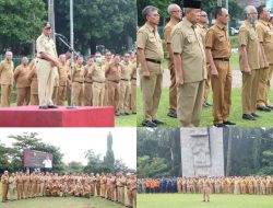 Ini Tiga Pesan Penting Asmawa Tosepu Saat Apel Perdana di Hadapan ASN Pemkab Bogor