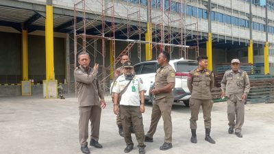 Satpol PP Kecamatan Gunung Putri Perbolehkan Pengusaha Membangun Diatas Irigasi?