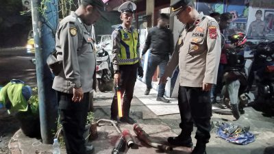 Polsek Parung Tindak Tegas Pengguna Motor Knalpot Brong