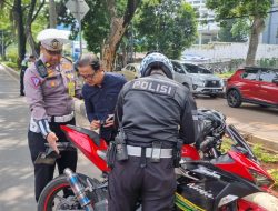 Puluhan Motor dan Mobil Terjaring Razia Knalpot Brong oleh Satlantas Polres Bogor