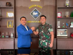 Ketua KNPI Wahyudi Chaniago Sambangi Kodim O621 Kabupaten Bogor, Ini yang Dibahas