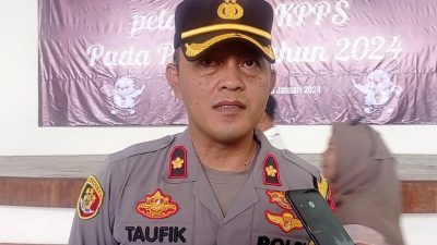 Kapolsek Kemang Ajak Warga Wujudkan Pemilu Damai