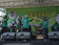 Gebyar Senam di Terminal Leuwiliang, RY Terpesona Saksiksan Lautan Hijau