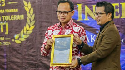 Bima Arya Raih Penghargaan Kepemimpinan Toleransi Terbaik, Kota Bogor Ketiga Kota Besar Toleran