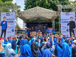 Ribuan Emak-emak Hadiri Senam Caleg Kang Iful, Puluhan Hadiah Bernilai Ekonomis Jadi Daya Tarik