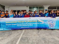 Sukseskan Bulan K3 Nasional, PLN Gunung Putri Adakan Simulasi Tanggap Darurat Kebakaran