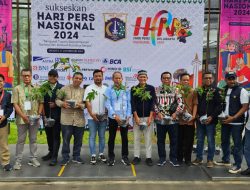 Wasekjen PWI Pusat Serahkan 10 Ribu Bibit Pohon ke Ancol