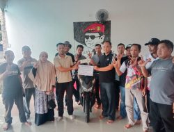 Ansori Caleg Gerindra Dapil 2 Hadiahi Sepeda Motor Ranting Peraih Suara Terbanyak di Sukamakmur