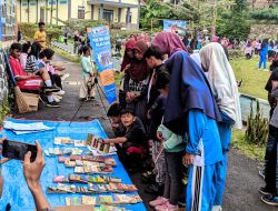 Katar Desa Ciburayut bersama PKBM Ibnu Rusy Gelar Senam Massal dan Bazar Rakyat
