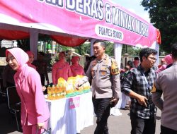 Polres Bogor Gandeng Bulog Gelar Bazar Beras dan Minyak Murah