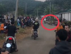Viral, Aksi Balap Liar di Kiarapandak Sukajaya Tabrak Pengendara Lain