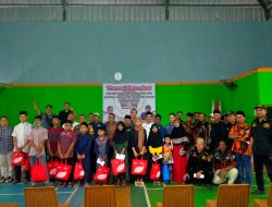 Sambil Bukber, Sekretariat PWI Bogor Timur Bareng Muspika Gunung Putri Santuni Anak Yatim