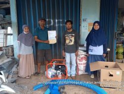 Komitmen Bela Petani, Achmad Fathoni Serahkan Bantuan Pompa Air untuk 5 Poktan