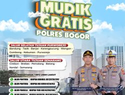 Kabar Gembira! Polres Bogor Adakan Mudik Gratis, Ini Lokasi Pemberangkatan dan Rute Tujuanya  