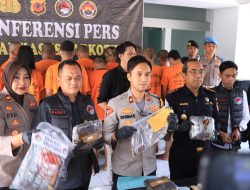 Satresnarkoba Polres Bogor Ungkap 64 Perkara Peredaran Narkoba, Selamatkan 121.500 Jiwa