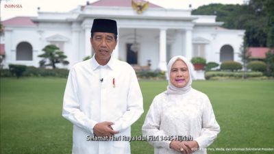 Jokowi Ucapkan Selamat Idul Fitri 1445 Hijriah: Rajut Kembali Persaudaraan