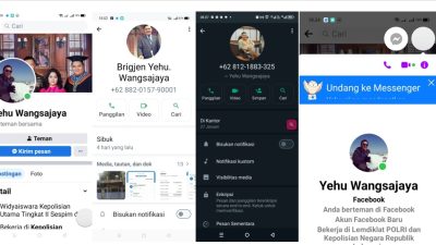 Waspada! Beredar Akun FB dan No WA Brigjen Pol Yehu Wangsajaya Palsu Minta Bantuan Uang, Sudah banyak Korban