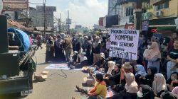 Akses Jalan Ditutup BRIN, Ratusan Warga Desa Pabuaran Gunungsindur Gelar Demo