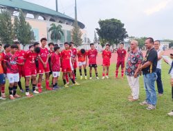 Ketua KONI Kabupaten Bogor Pantau Langsung Latihan Tim Sepakbola