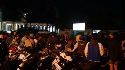 Dukung Garuda Muda U-23, Camat Megamendung Gelar Nobar