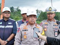 Tinjau Tol Bocimi Pasca Longsor, Dirgakkum Harap saat Arus Balik Lebaran Bisa Digunakan