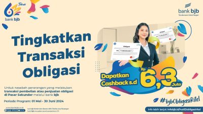Beli Obligasi Ritel di bank bjb, Bisa Dapat Cachback Jutaan Rupiah