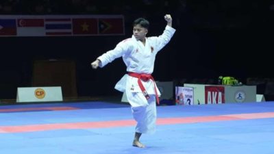 Naufal Putra Diandra Sabet Emas Ajang Karate Internasional di Bangkok