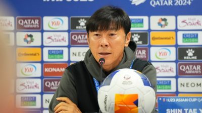 Shin Tae-yong Optimis Garuda Muda Tumbangkan Irak dan Lolos Olimpiade Paris 2024