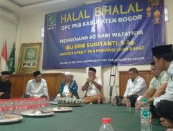 Halal Bihalal PKB Kabupaten Bogor Ditaburi Kesedihan 40 Hari Wafatnya Almarhum Erni Sugiyanti