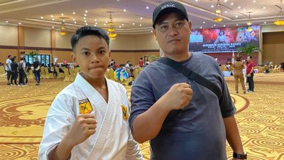 Kasubag UPT PPOPM Kabupaten Bogor Support Perjuangan Tim Karate 