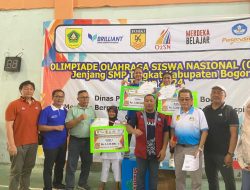 Jawara O2SN SMP Se-Kabupaten Bogor Otomatis Raih Tiket ke Jabar