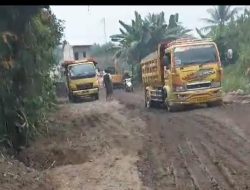 Dinilai Jadi Penyebab Jalan Rusak Parah di Rumpin, BPD Sukamulya dan HMR Minta Aparat Tindak Kendaraan Tambang