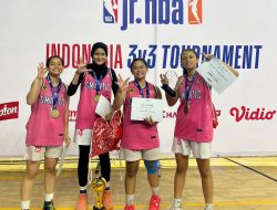 Atlet Basket PPOPM Kabupaten Bogor Sabet Kampiun 3×3 Jr NBA Tournament Indonesia 2024